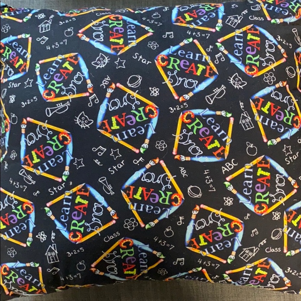 Learn Create Know Pillow Homeade